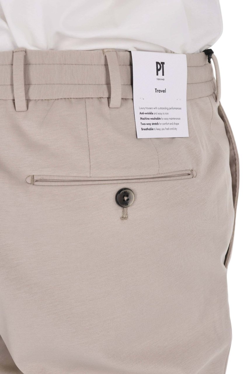 PT Torino Summer Jersey Slim Fit Pants Roze