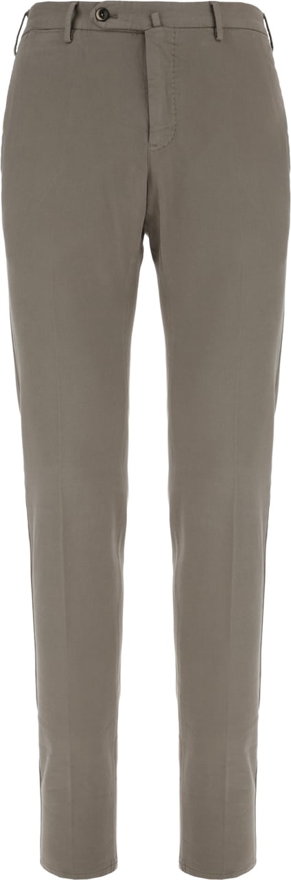 Pt Torino Dove grey stretch lyocell blend pants Grijs