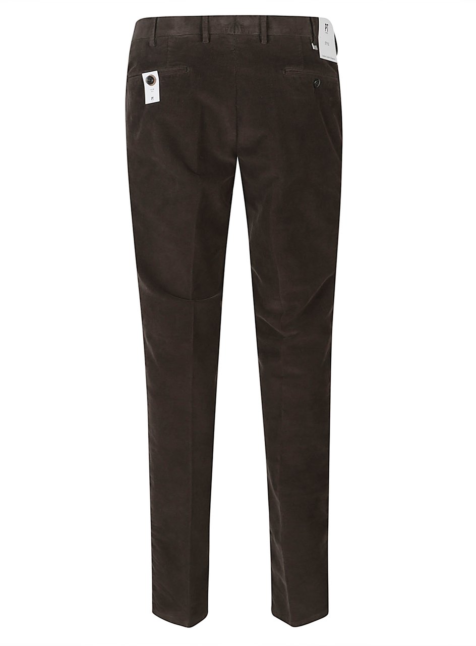 PT Torino Slim Flat Front Pant Brown Bruin