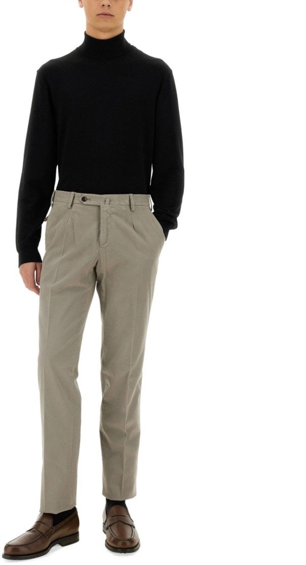 PT Torino Gabardine Pants Grijs