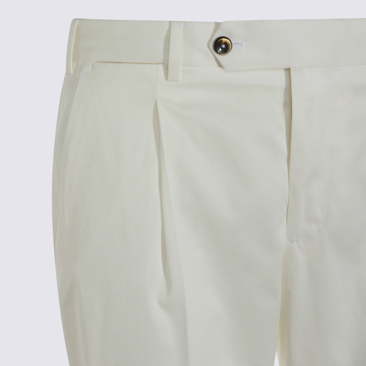 PT Torino Tailored High-Waist Trousers With Pleated Detailing Wit