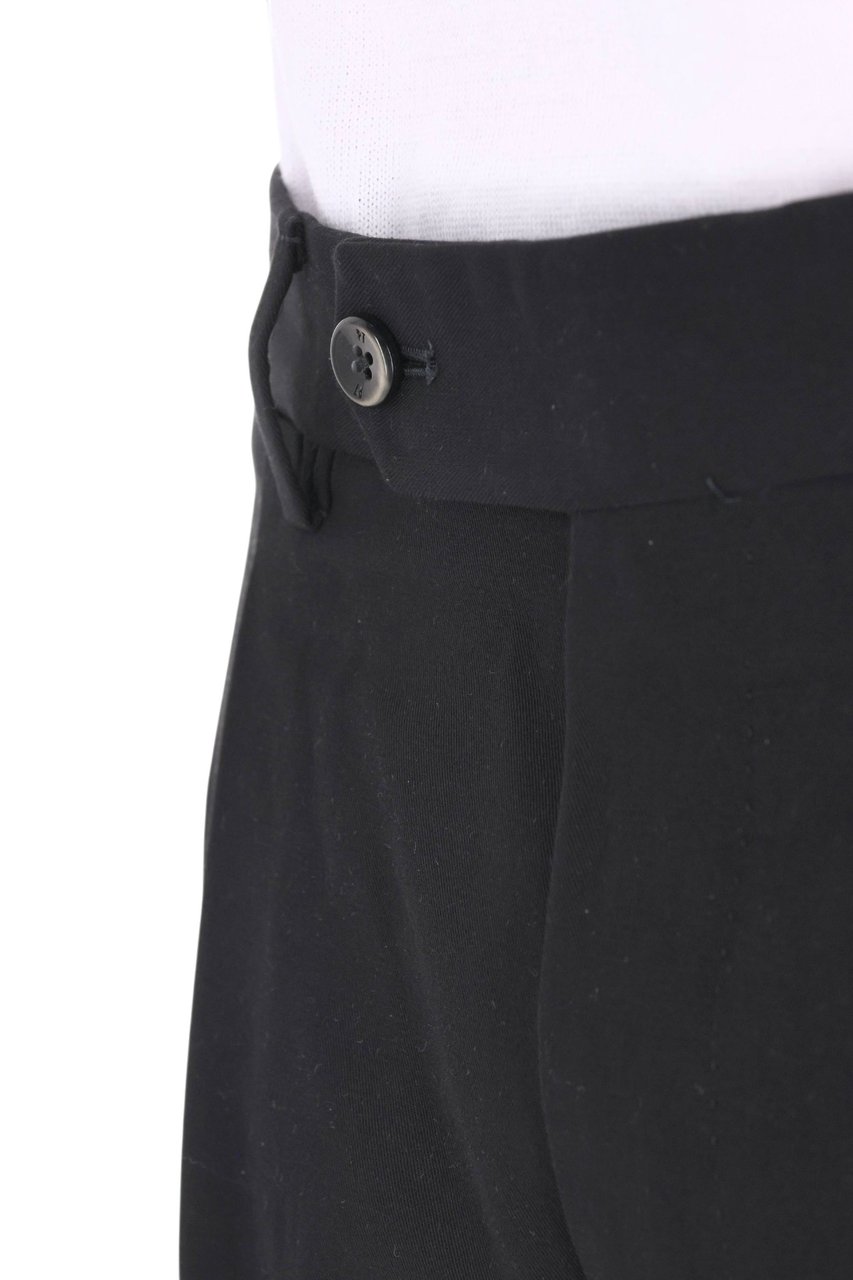 PT Torino Union Fit Deluxe Cotton Trousers Zwart