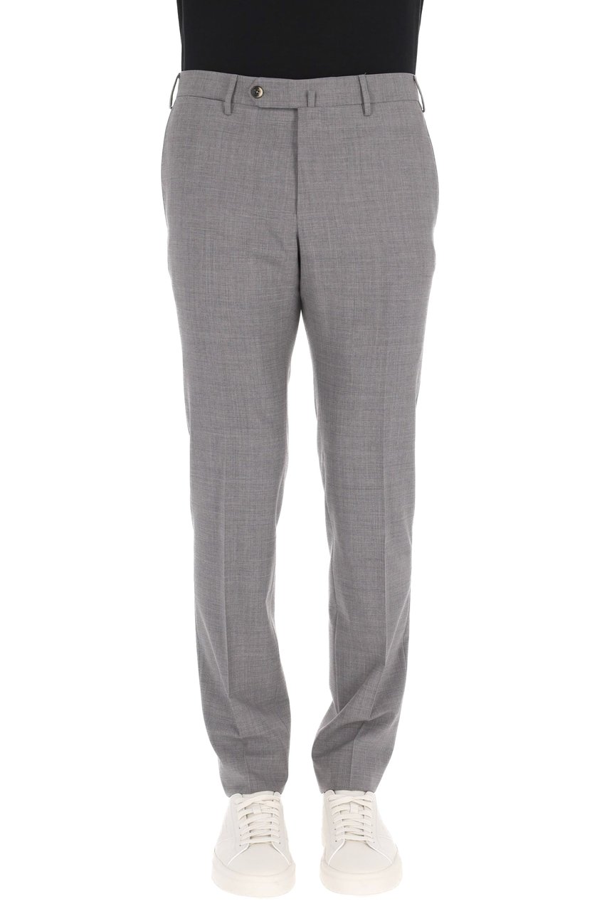 PT Torino Super Slim Fit Virgin Wool Trousers Paars