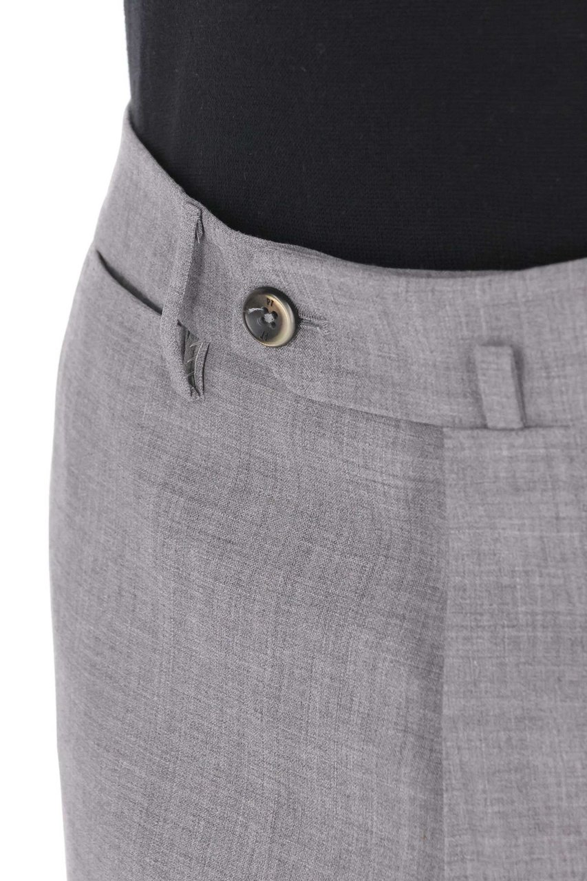 PT Torino Super Slim Fit Virgin Wool Trousers Paars
