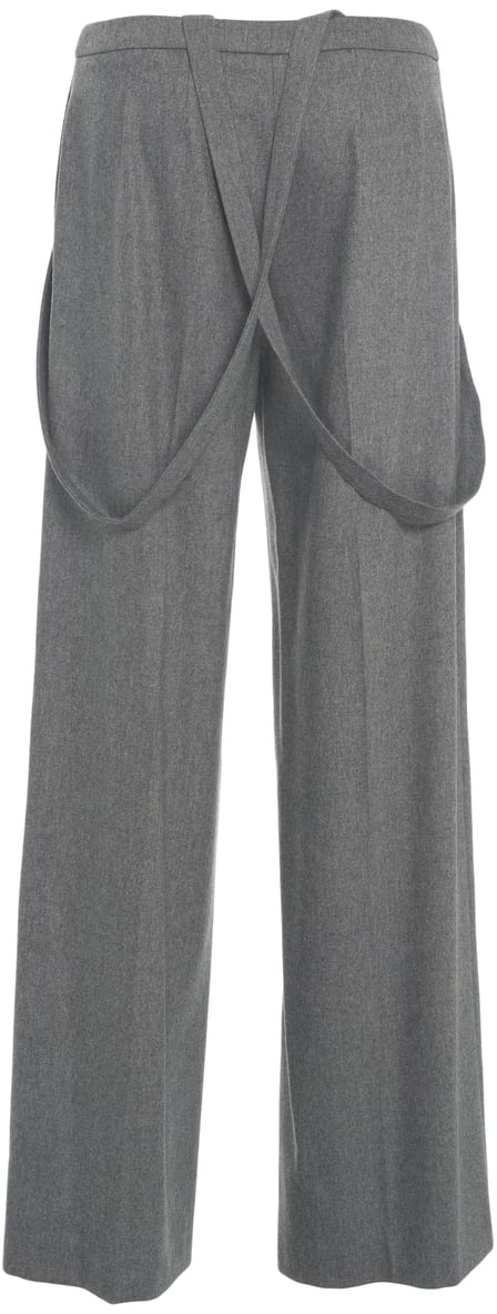 PT Torino Pantaloni con bretelle 'Diana' Grijs