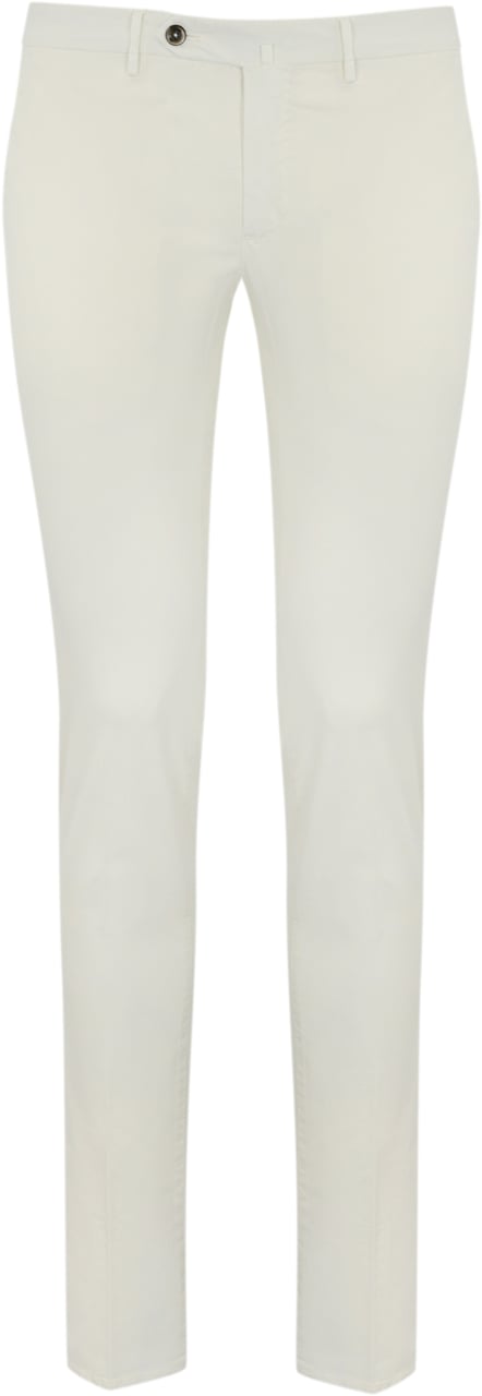 PT Torino Trousers Bianco Lana Wit