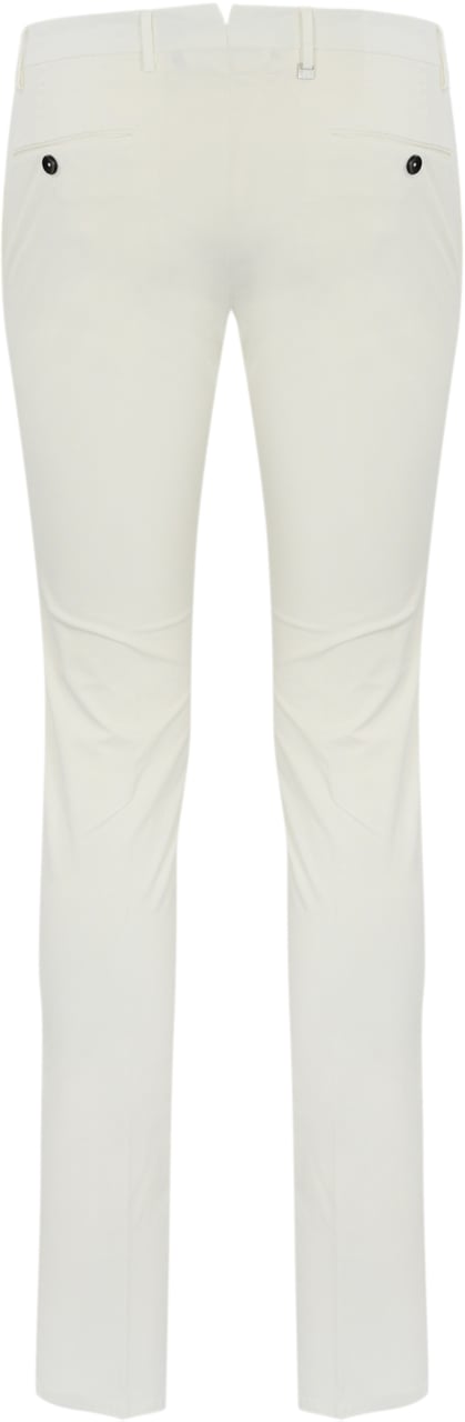 PT Torino Trousers Bianco Lana Wit