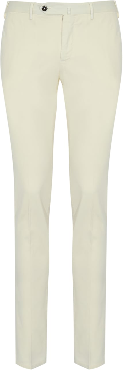 PT Torino Trousers Bianco Lana Wit