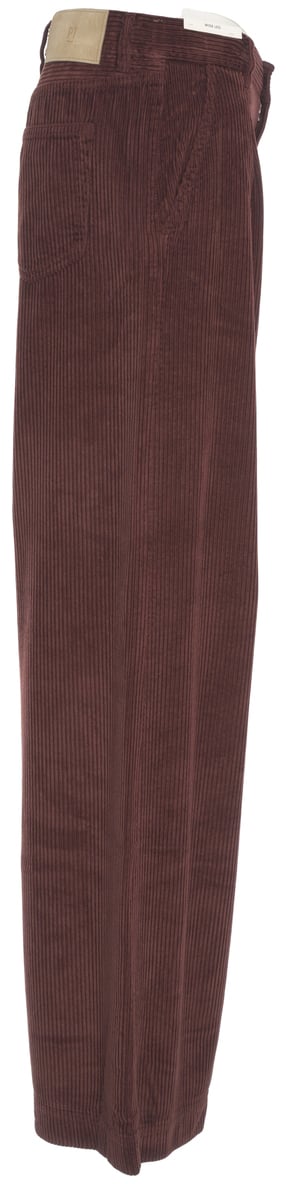 PT Torino Pantaloni in velluto a coste 'Poppy' Rood