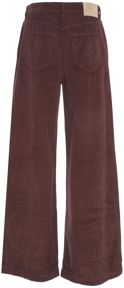 PT Torino Pantaloni in velluto a coste 'Poppy' Rood