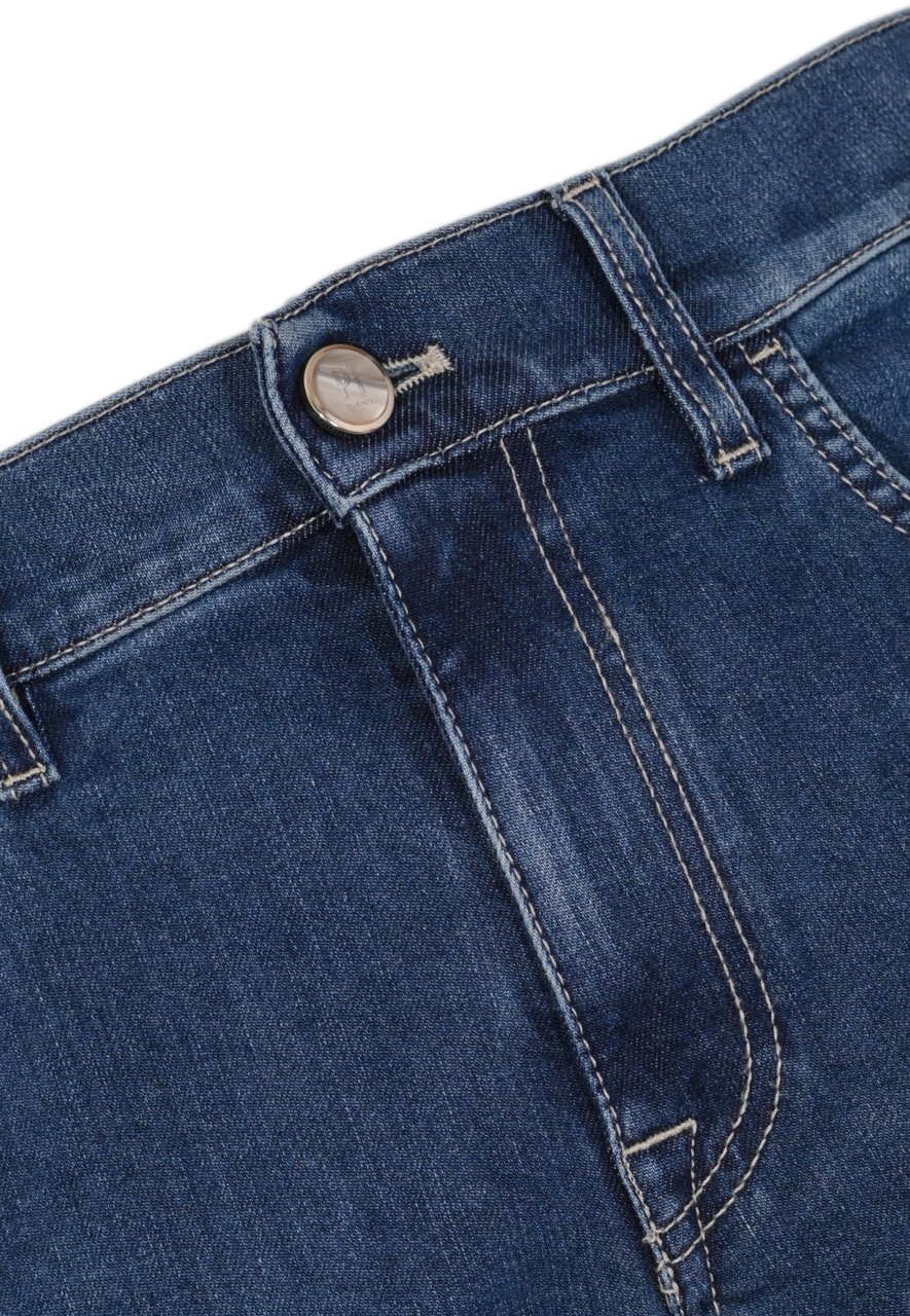 PT Torino Trousers Lav. Mc00 Denim Blauw