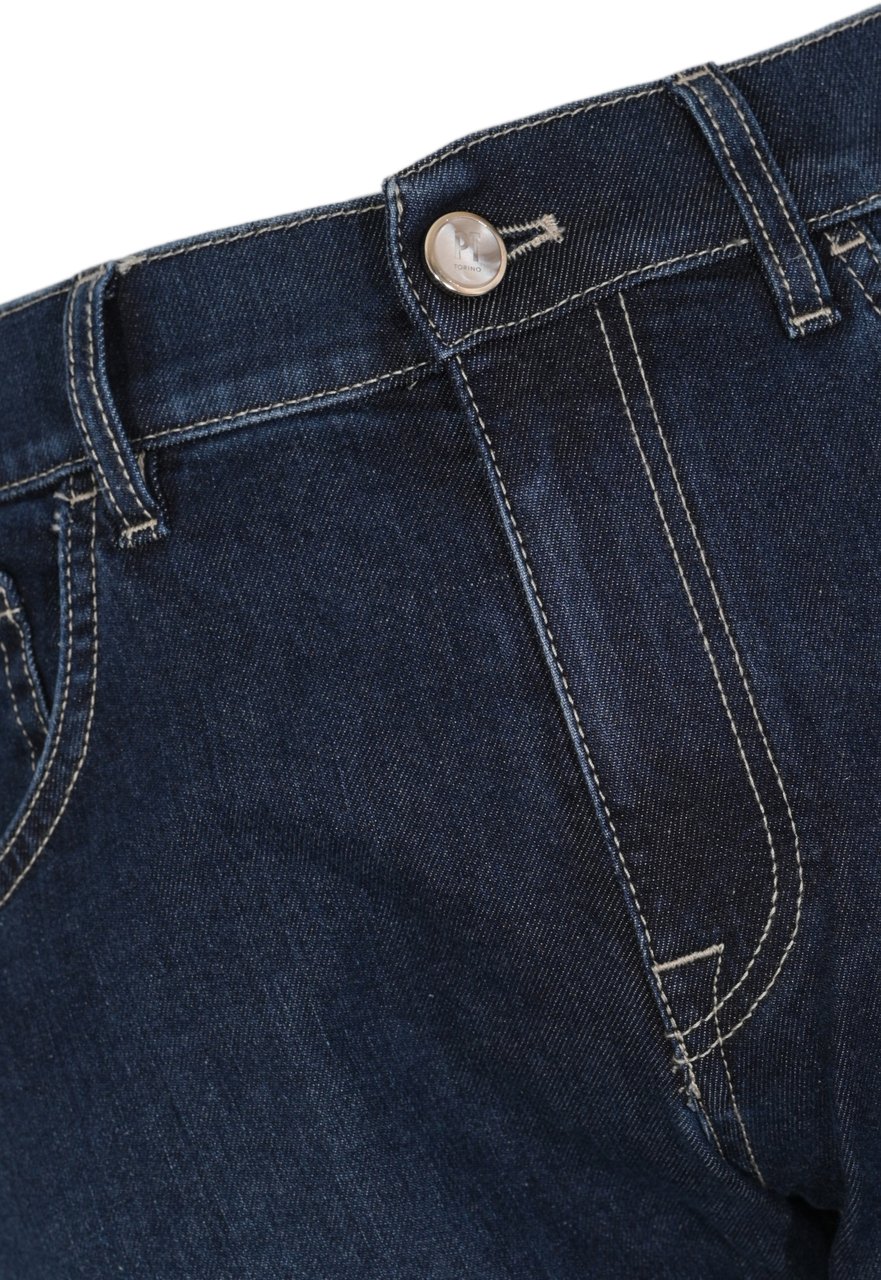 PT Torino Trousers Lav. Mb00 Denim Navy