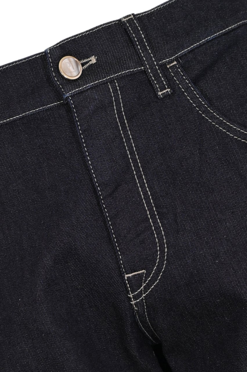 PT Torino Trousers Lav. Sk00 Denim Zwart