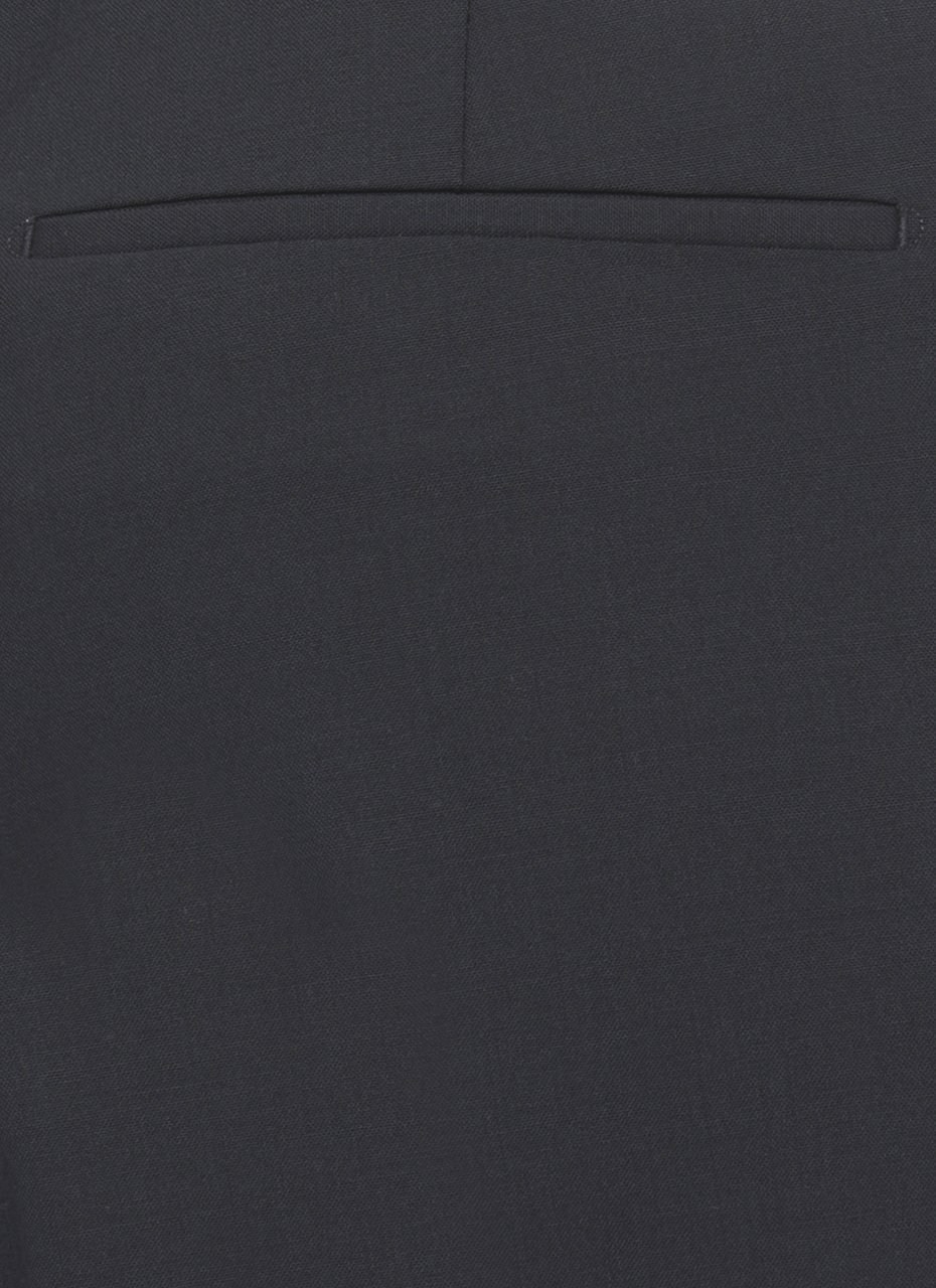 PT Torino Blue Welt Pockets Wool Formal Pants Zwart