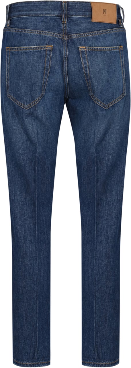 PT Torino Trousers Lav Mn28 Denim Blauw
