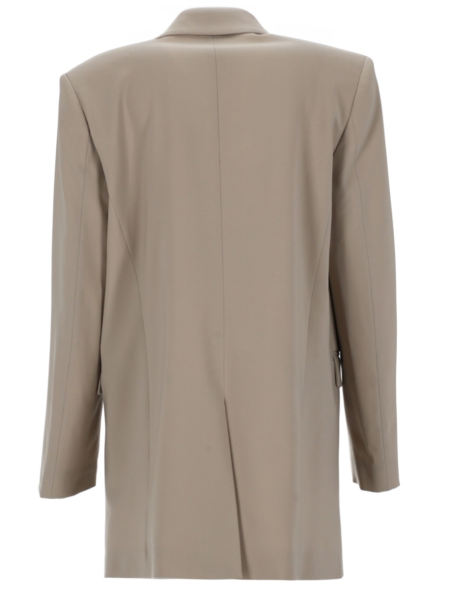 PT Torino Victoria Virgin Wool Tailored Blazer Grijs