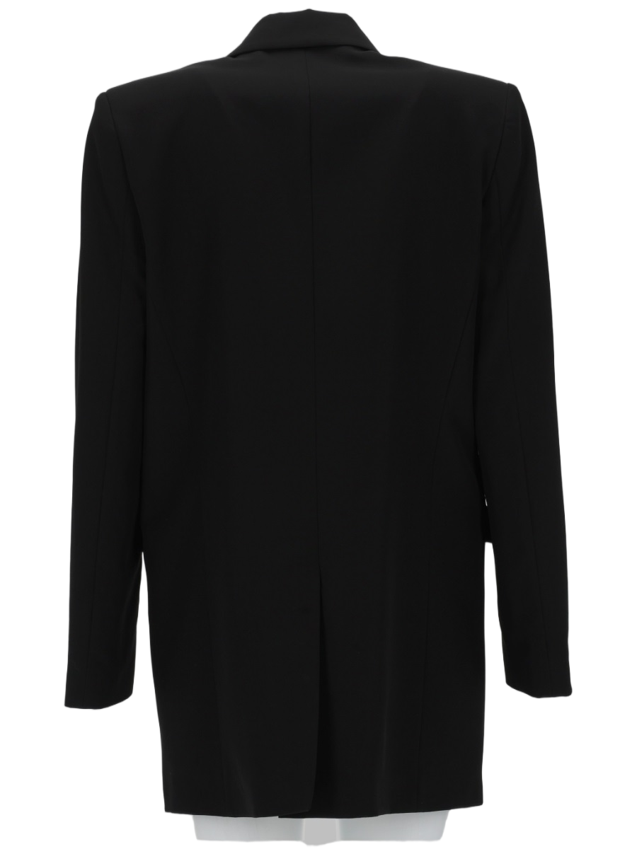 PT Torino Victoria Virgin Wool Oversized Blazer Zwart