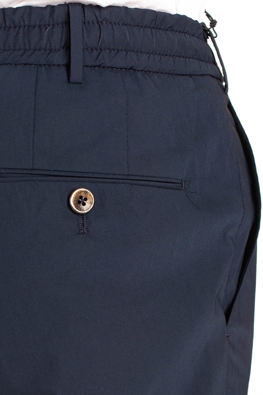 PT Torino Tech Poplin Slim Jogger Trousers Zwart