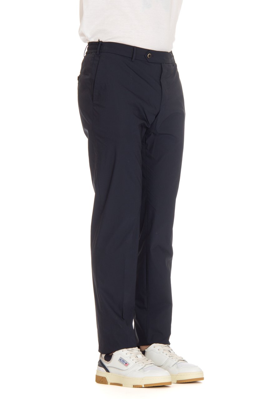PT Torino Tech Poplin Slim Jogger Trousers Zwart