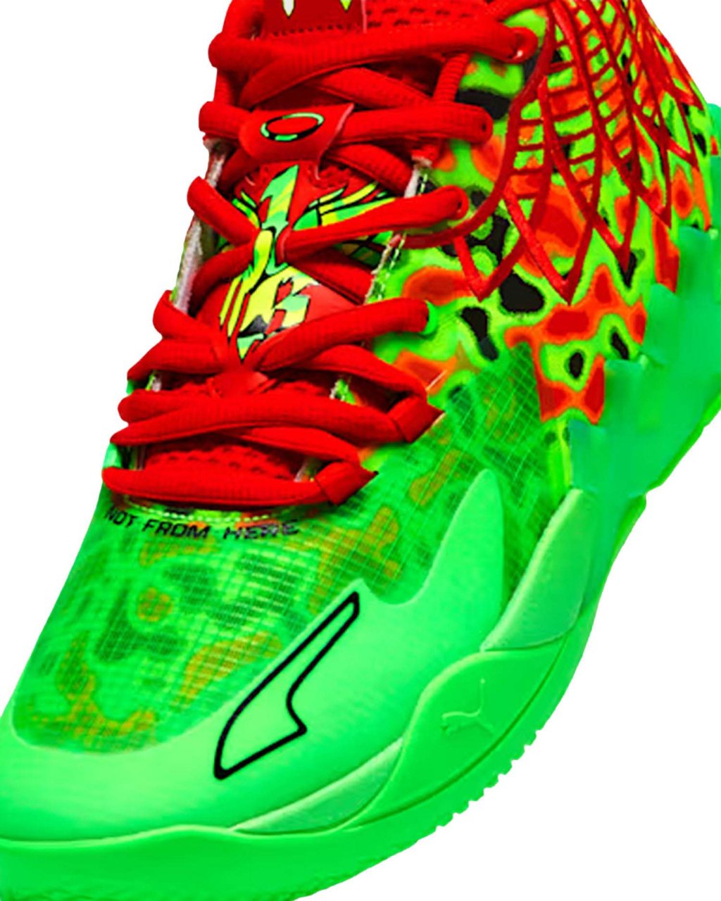 Puma Puma MB.01 Thermal Basketbalschoen Groen Groen