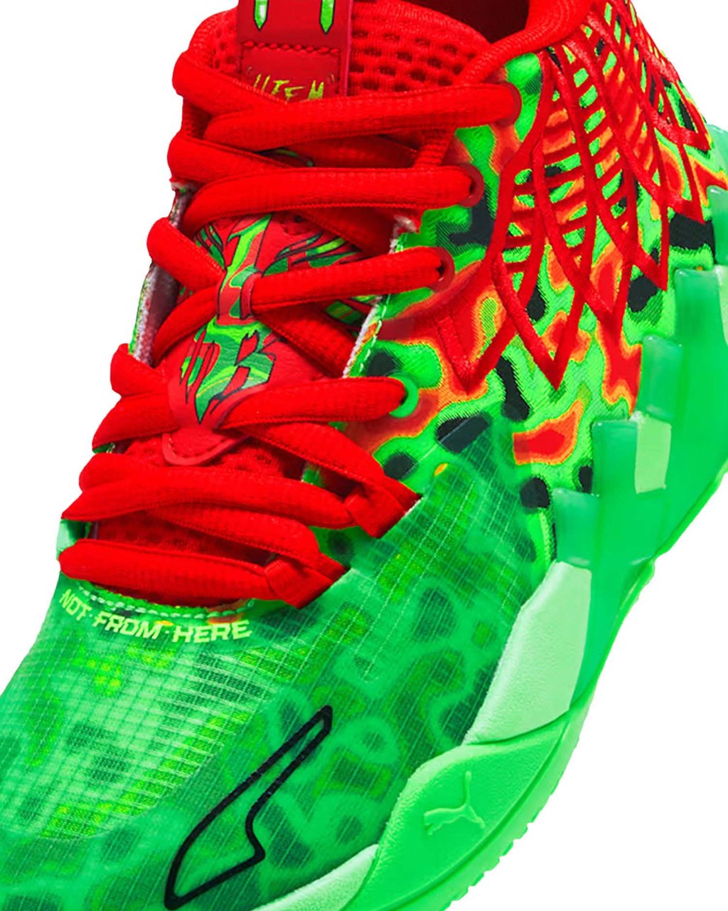 Puma Puma MB.01 Thermal Basketbalschoen Groen JR Groen