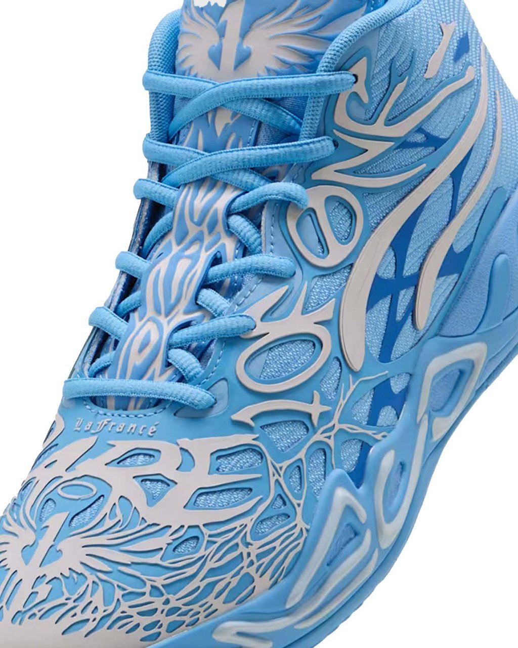 Puma Puma MB.04 La France Basketbalschoen Lichtblauw Blauw