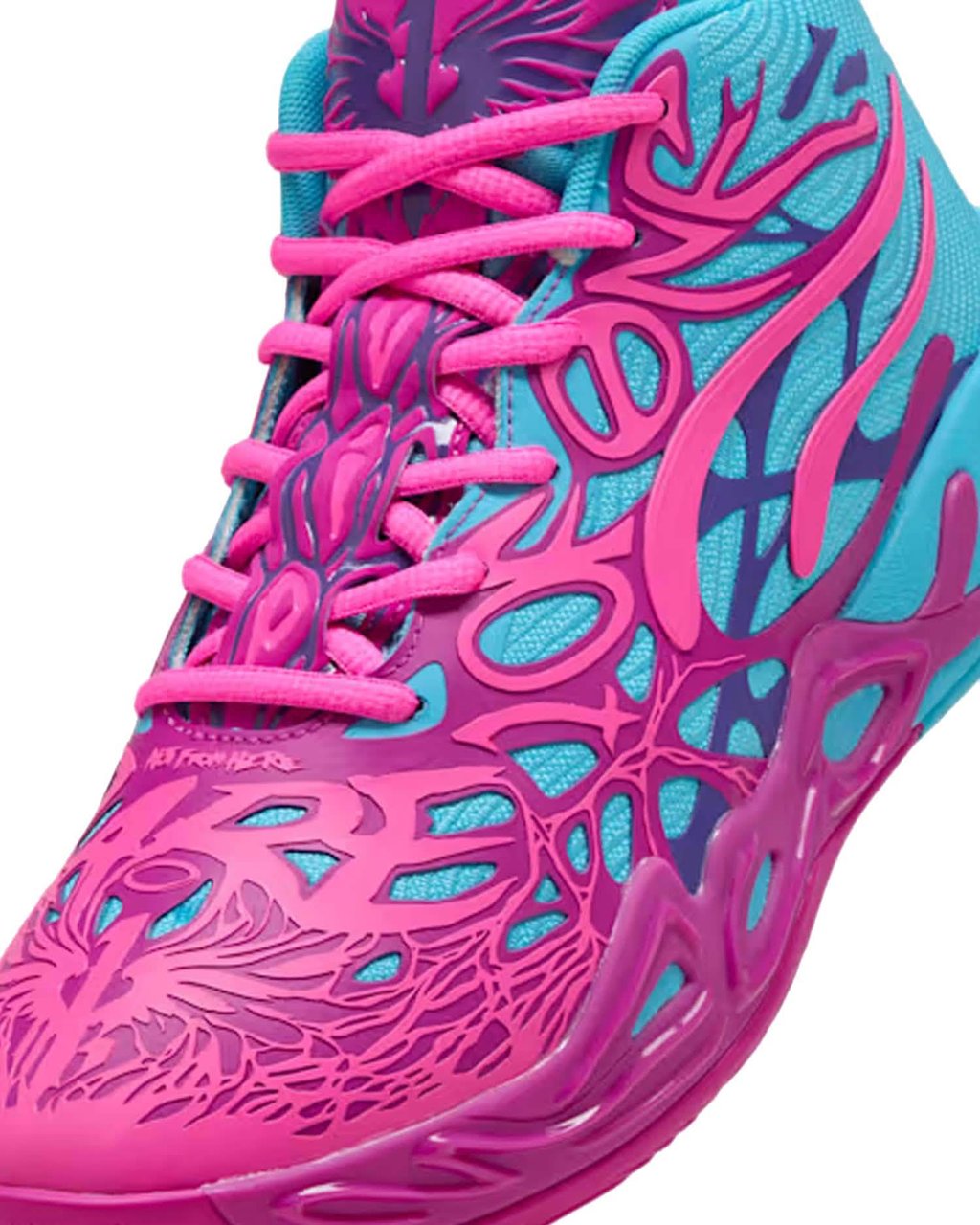 Puma Puma MB.04 DIP Basketbalschoen Roze/Blauw Roze