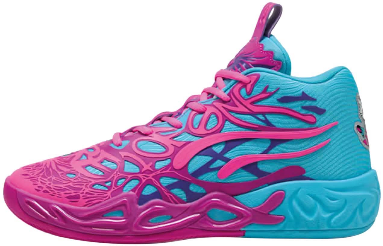 Puma Puma MB.04 DIP Basketbalschoen Roze/Blauw Roze