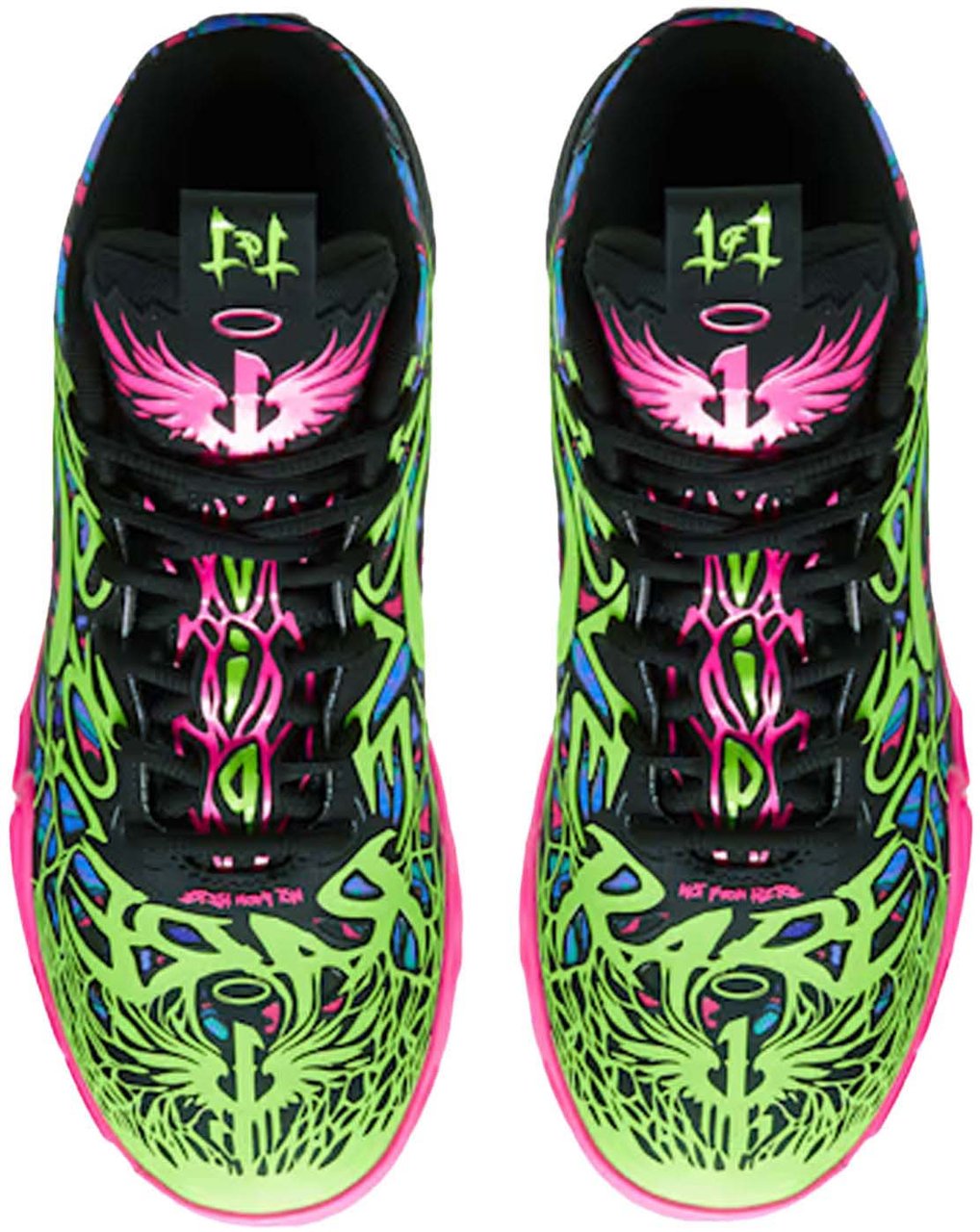 Puma Puma MB.04 1Love Basketbalschoen Zwart Zwart