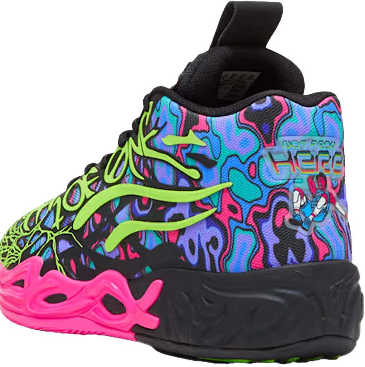 Puma Puma MB.04 1Love Basketbalschoen Zwart Zwart