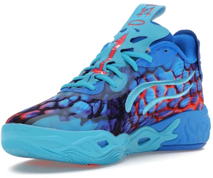Puma Puma LaMelo Ball MB.04 Lo Alien Skin Blauw