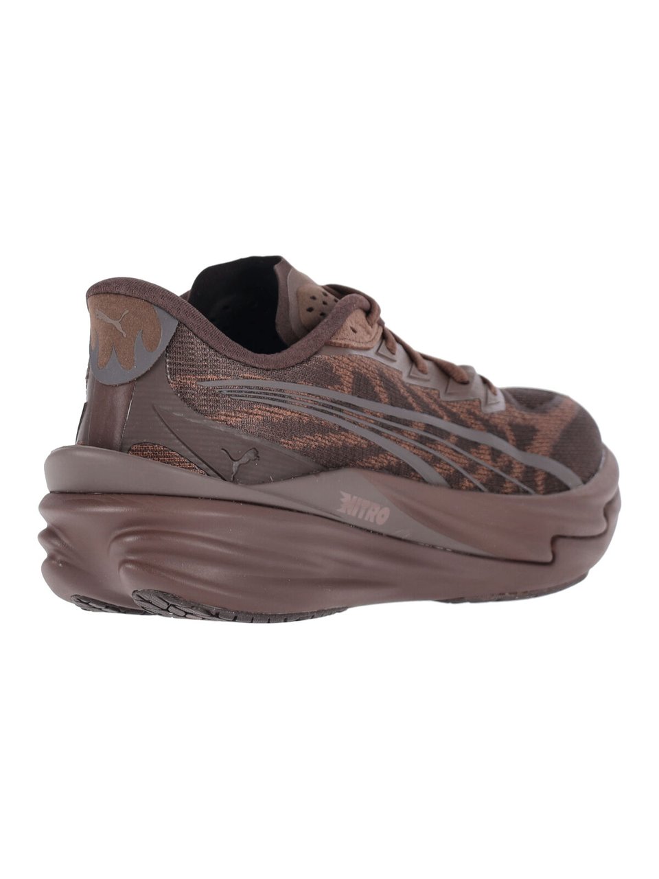Puma White Sculpted Sole Tonal Overlay Sneakers Bruin