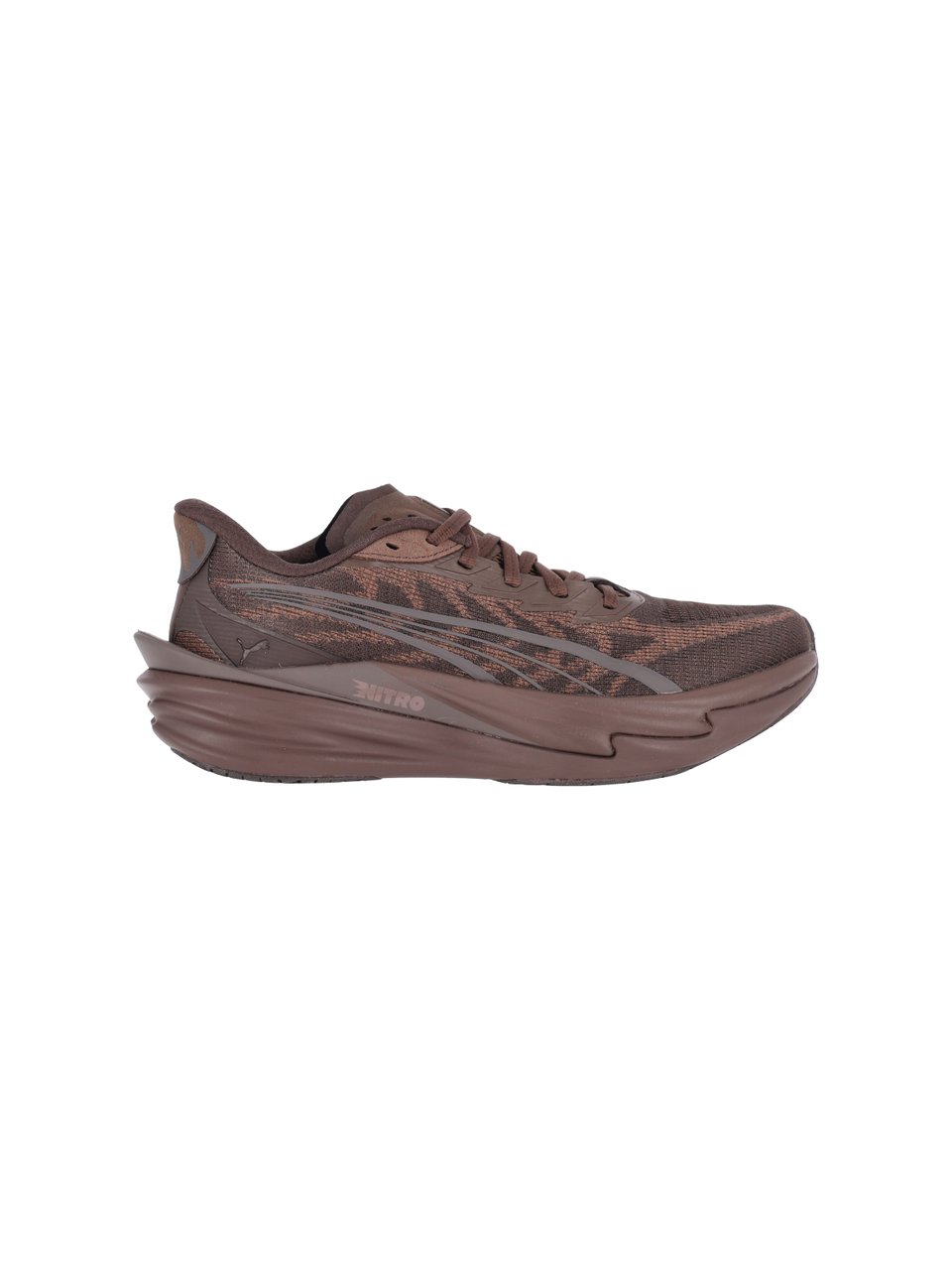Puma White Sculpted Sole Tonal Overlay Sneakers Bruin