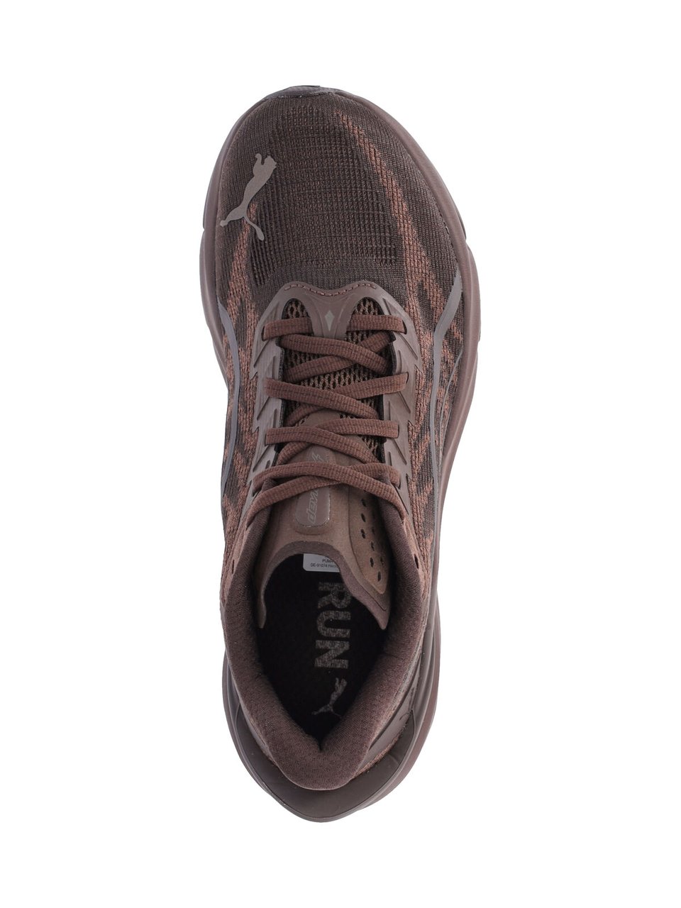 Puma White Sculpted Sole Tonal Overlay Sneakers Bruin