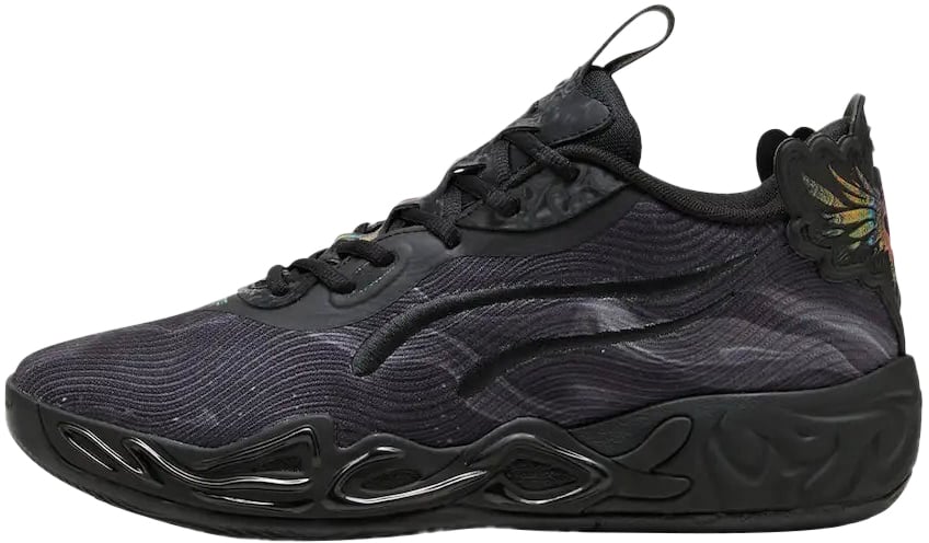 Puma Puma MB.04 Team LaMelo Ball Basketbalschoen Zwart Blauw