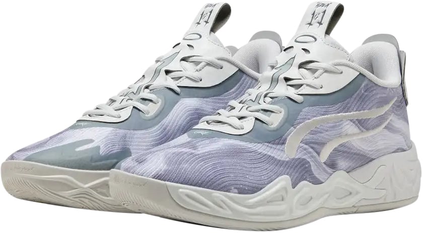 Puma Puma MB.04 Team LaMelo Ball Basketbalschoen Grijs Blauw