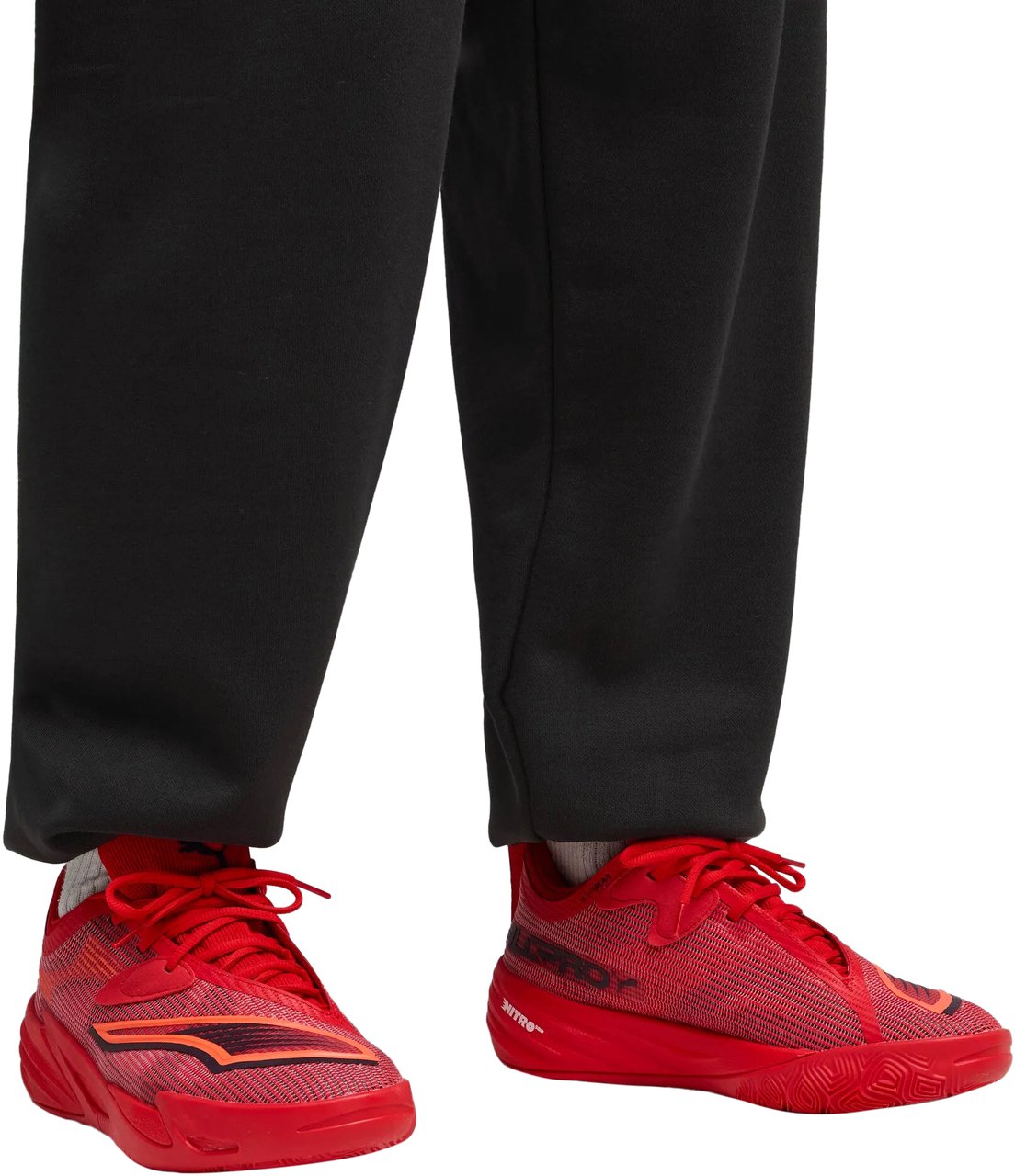 Puma Puma All-Pro NITRO 2 Basketbalschoen Rood Zwart