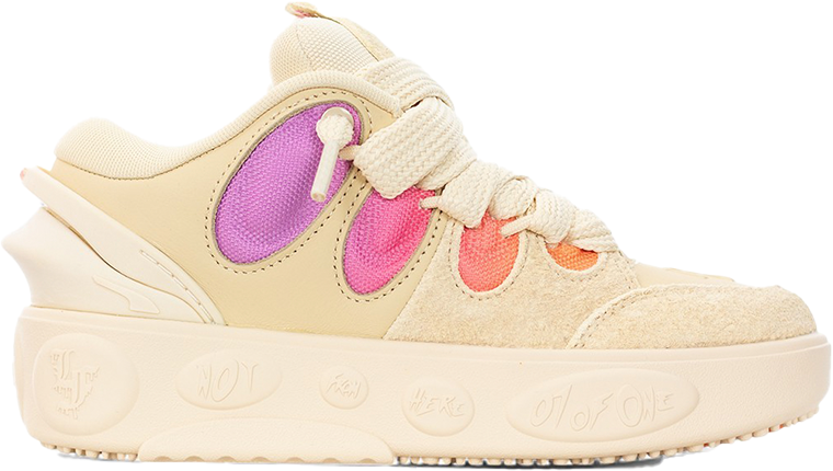 Puma LA FRANCÉ BRIGHT LIGHTS JR CANVAS-MAGIC ROSE-MAUVE POP Beige