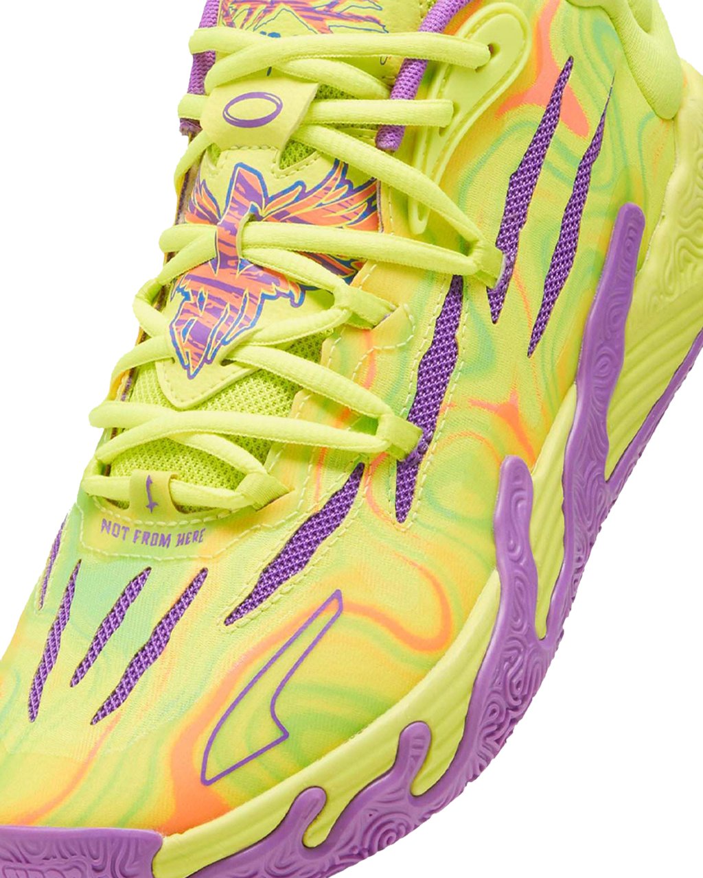 Puma Puma MB.03 Spark Basketbalschoen Geel Geel