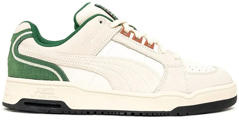 Puma Puma Slipstream Lo FG Warm White Vine Green Wit