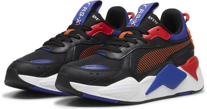 Puma Puma RS-X Geek Kids Sneaker Zwart Blauw