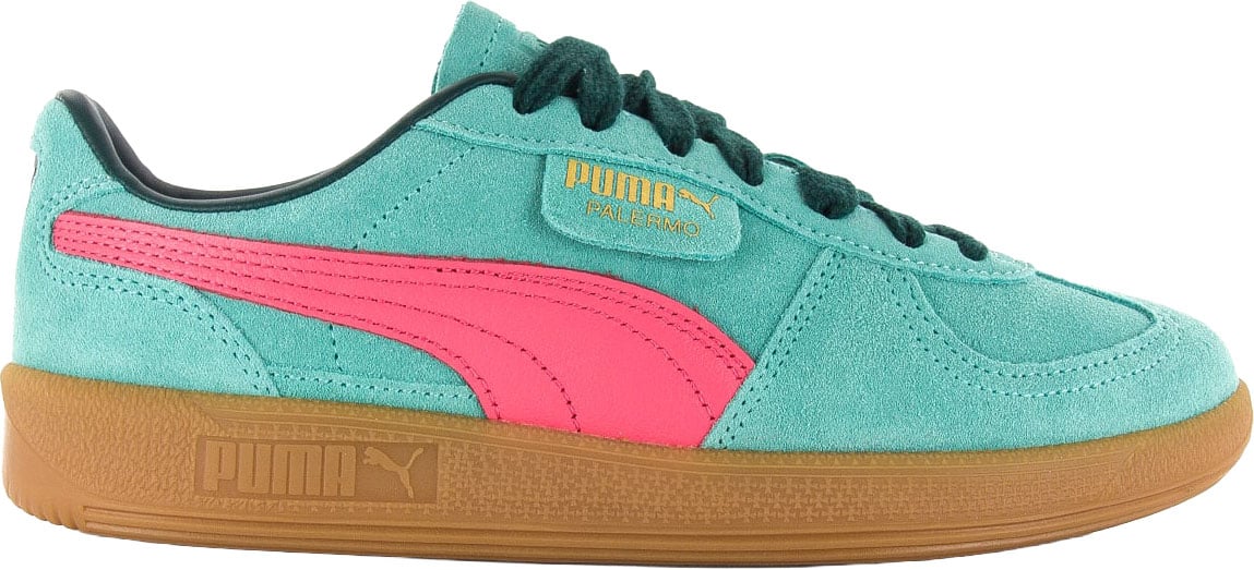 Puma PUMA – Palermo | aqua suède sneakers Groen