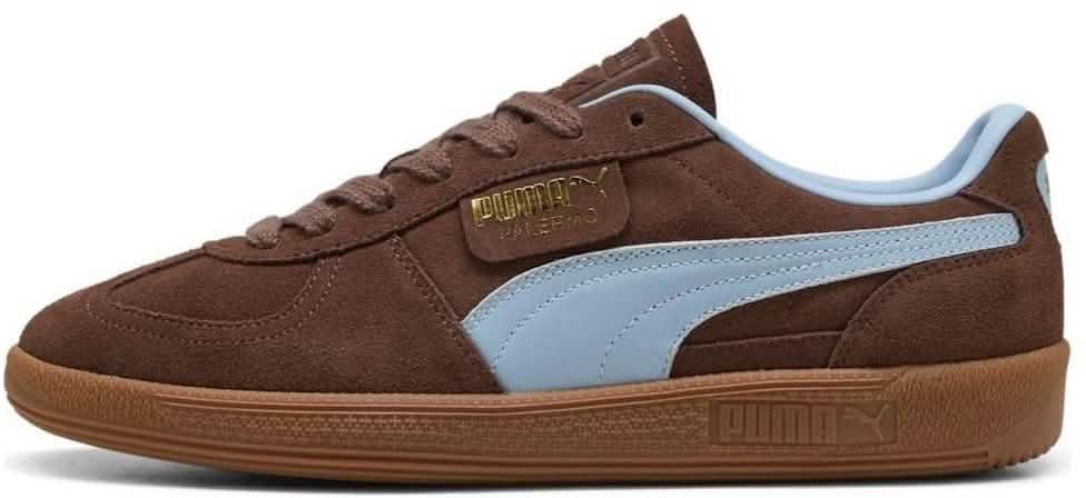 Puma Puma Palermo Suede Unisex Sneaker Bruin Blauw Bruin