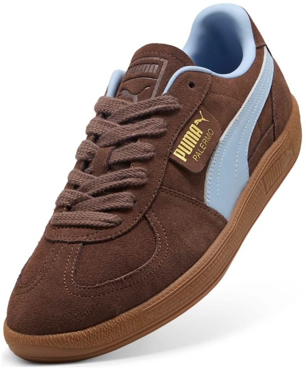 Puma Puma Palermo Suede Unisex Sneaker Bruin Blauw Bruin