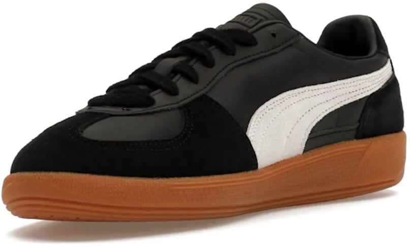 Puma Puma Palermo Leather Black Feather Grey Gum Zwart