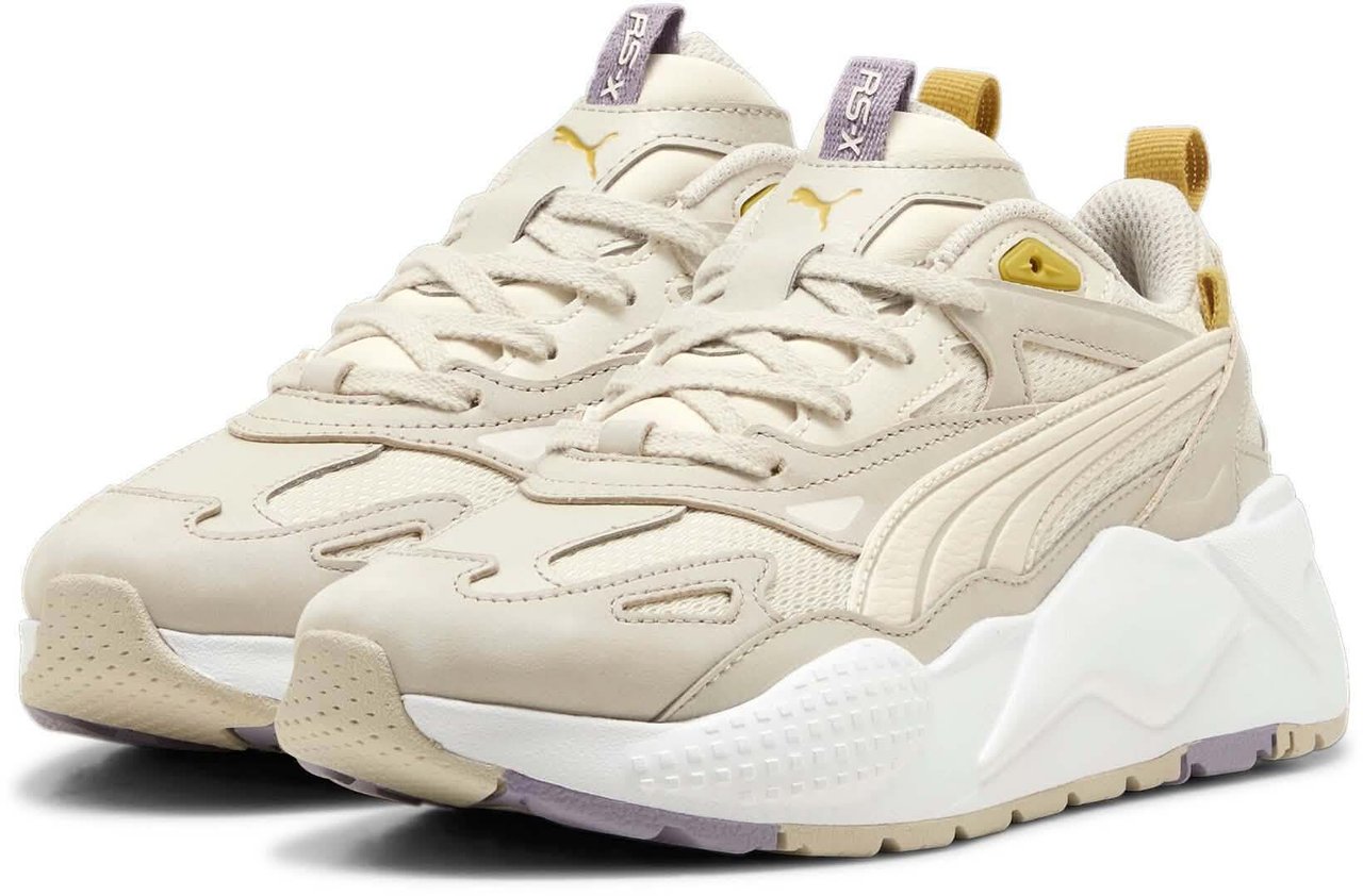 Puma Puma RS-X Efekt Sneaker Dames Crème Blauw