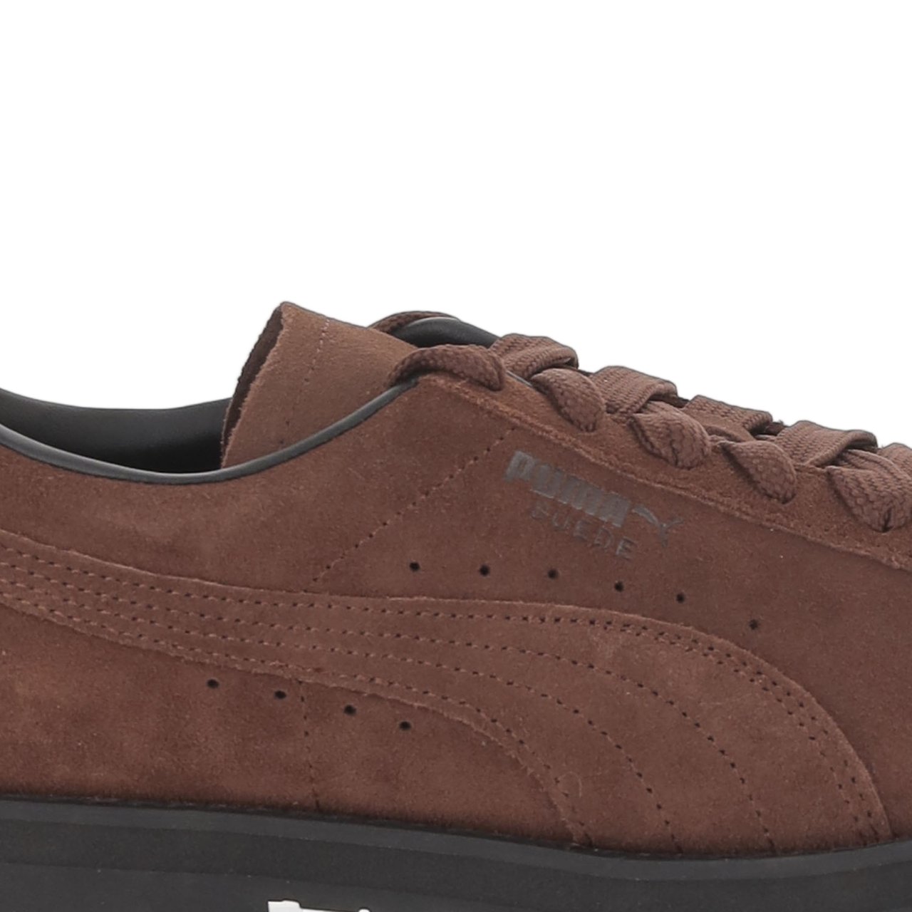 Puma Vibram Suede Sneakers With Round Toe And Front Lacing Bruin