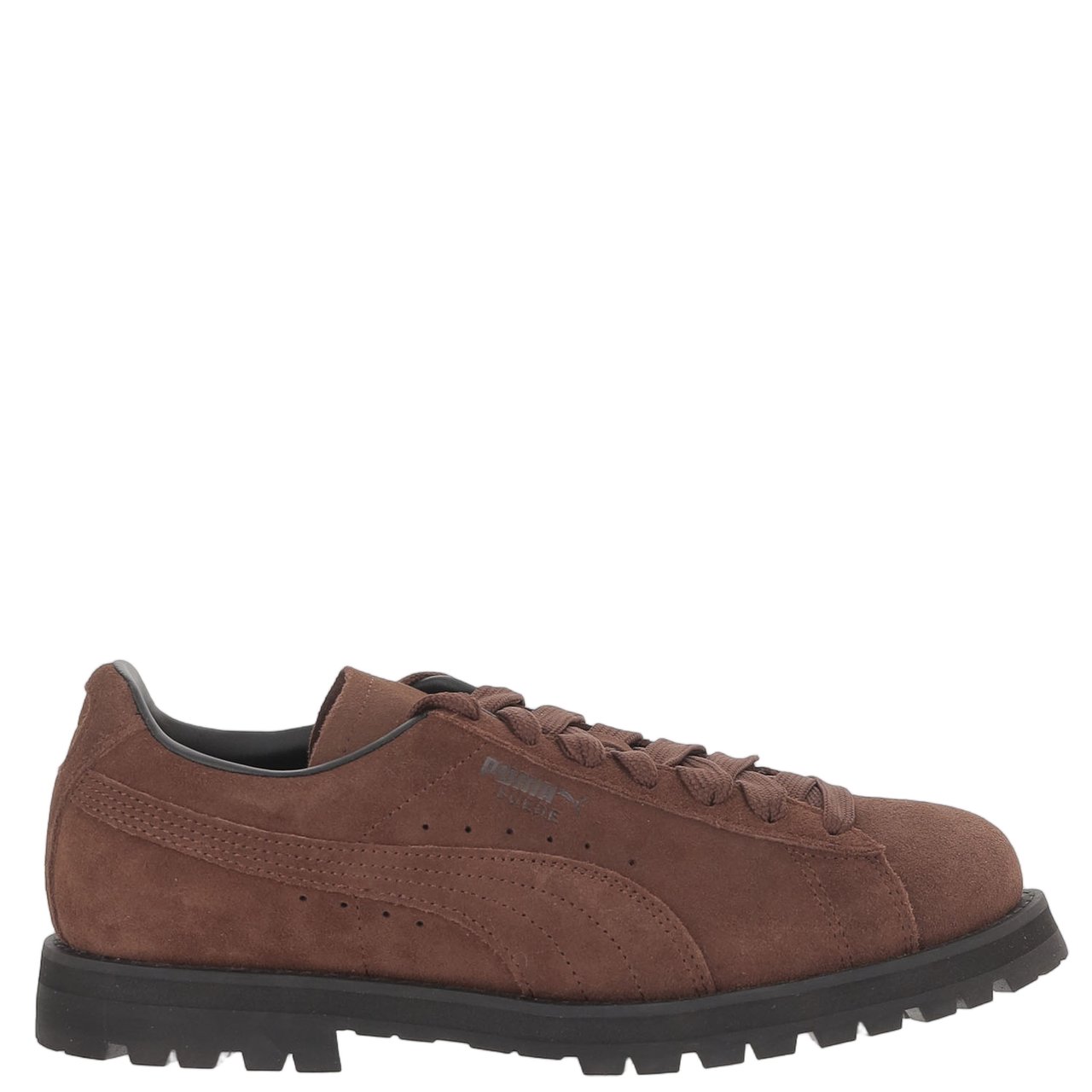 Puma Vibram Suede Sneakers With Round Toe And Front Lacing Bruin