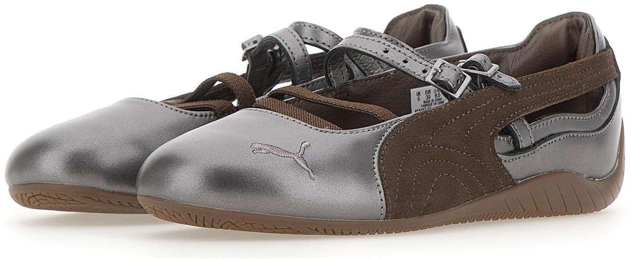 Puma Flat Shoes Brown Taupe