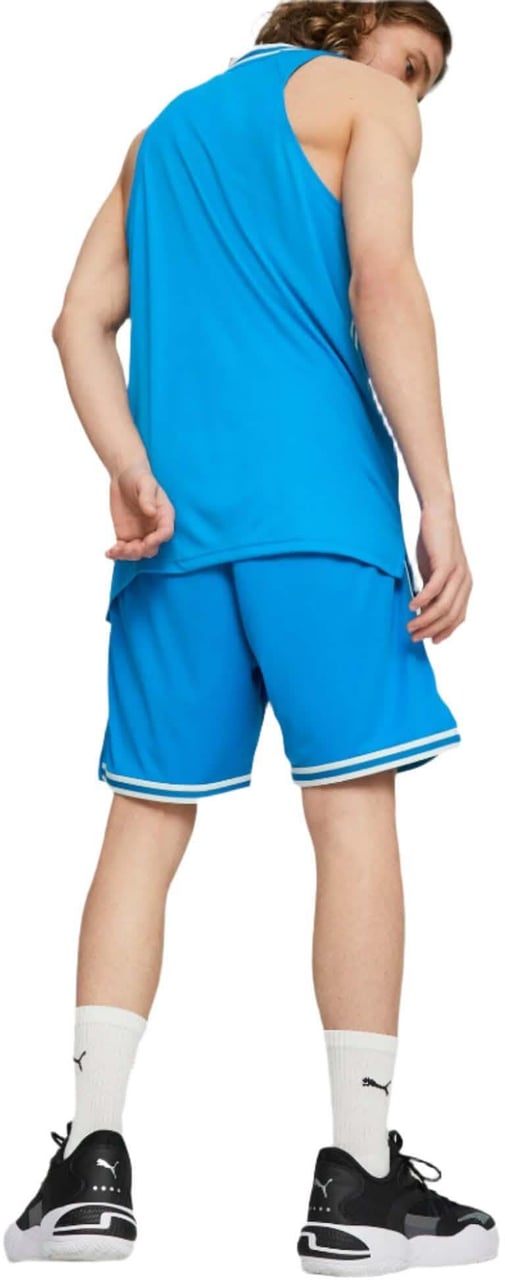 Puma Puma Hoops Basketbal Short Heren Blauw Blauw